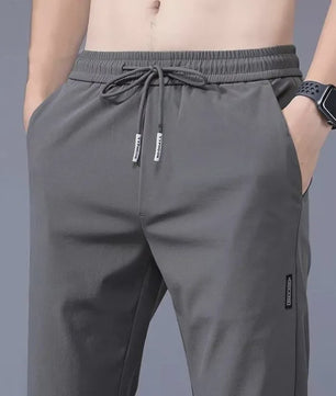 Ice Silk Heren Broek - Zomer, Business Casual, Elastisch & Ademend - Recht Model