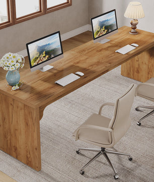 Dubbel Bureau 180cm Breed - Ruim Werkbureau voor Kantoor of Thuis - PC Tafel - Eettafel