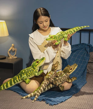 Realistische Krokodil Pluche Knuffel - Zacht Speelgoed & Decoratie