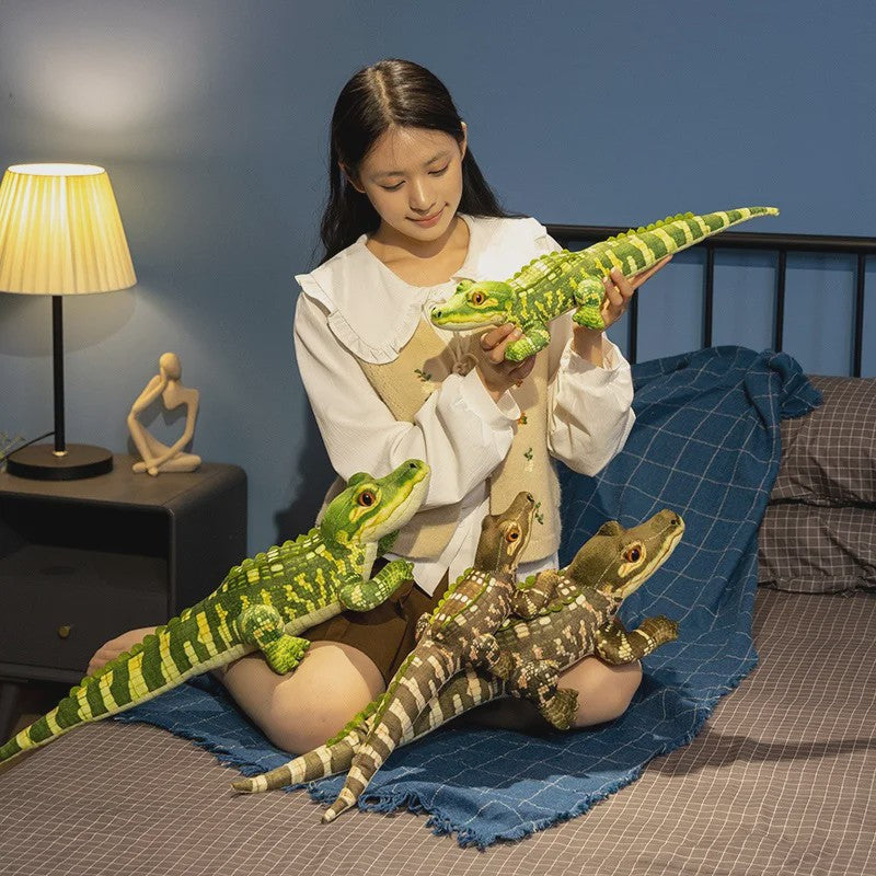 Realistische Krokodil Pluche Knuffel - Zacht Speelgoed & Decoratie