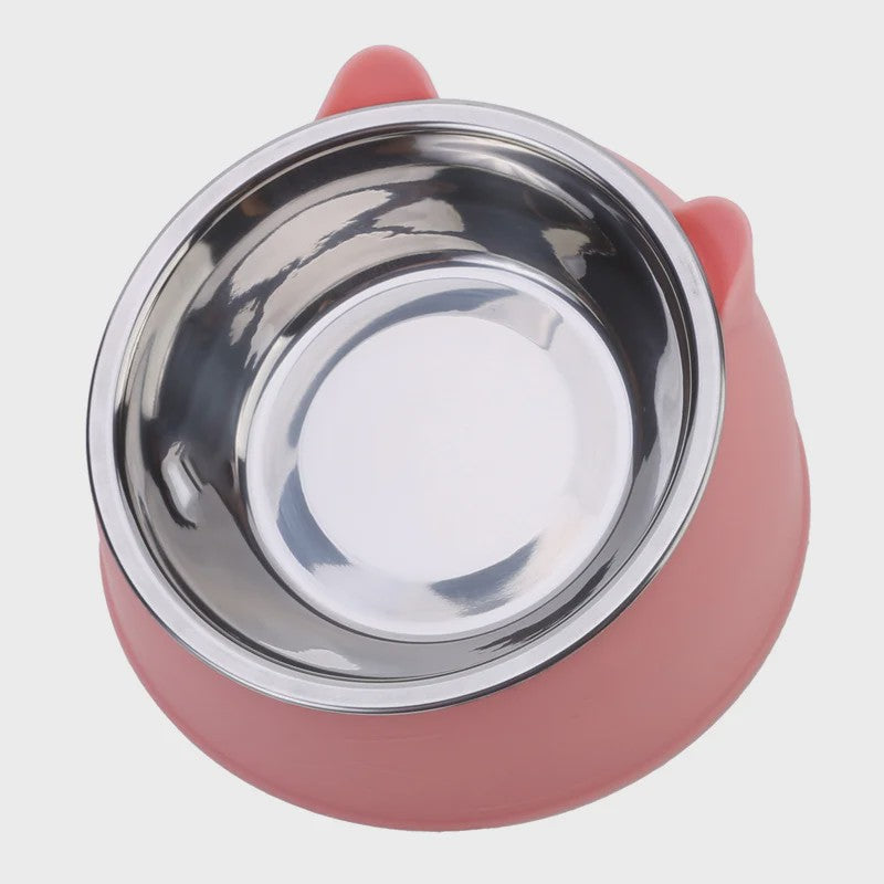 Verhoogde RVS Kattenbak & Voerbak - Kantelbaar Design voor Puppy, Kitten & Hond