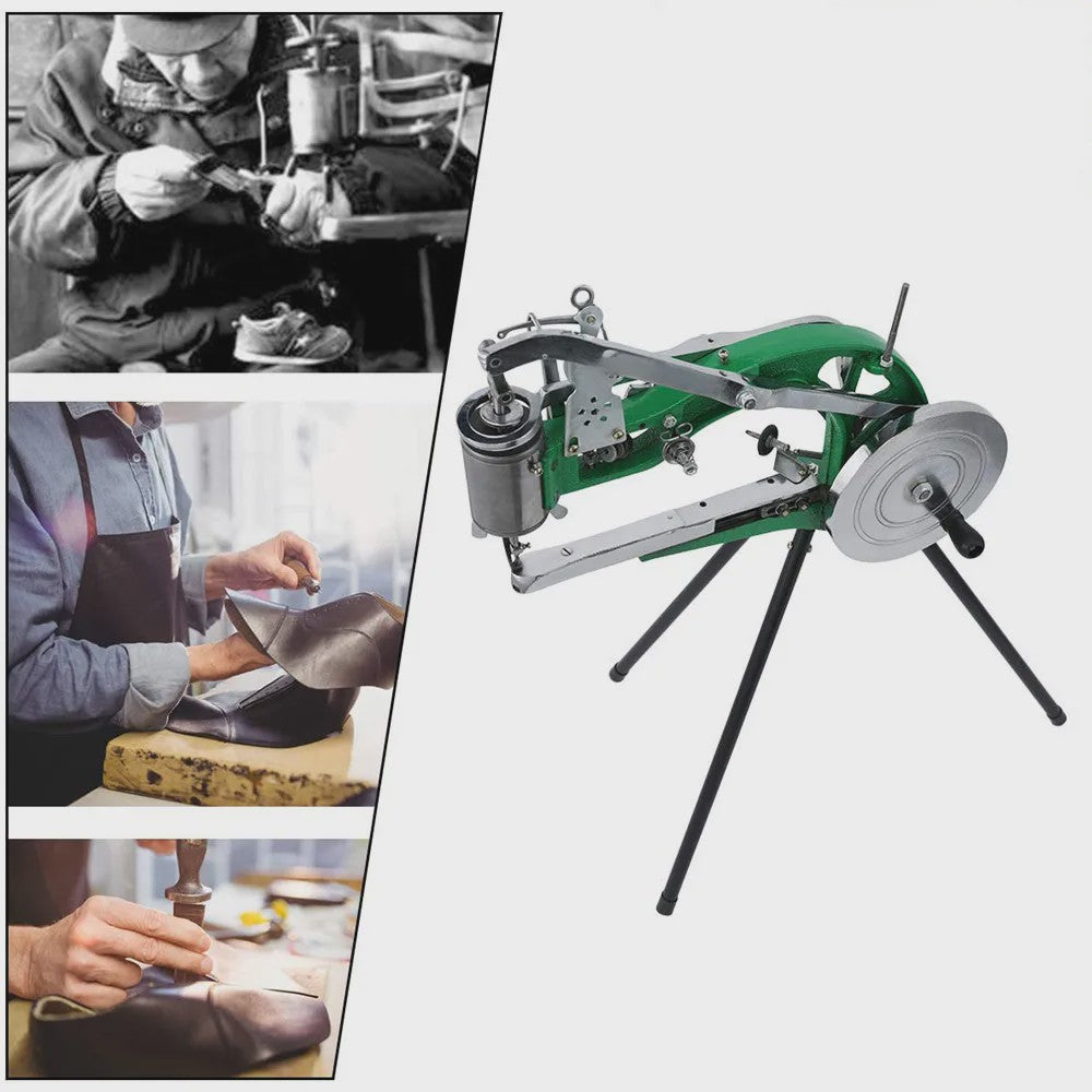 Professionele Handmatige Schoenherstel Naaimachine - Metaal, Nylon/Katoen Garen