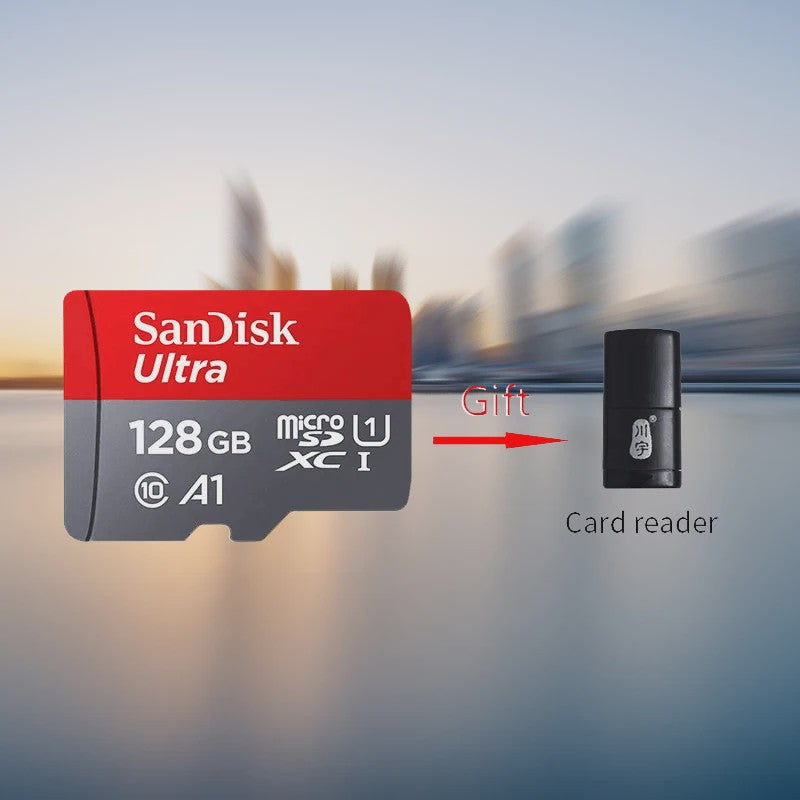 SanDisk Ultra Micro SDXC Kaart 32GB, 64GB, 128GB, 256GB - Snel & Betrouwbaar