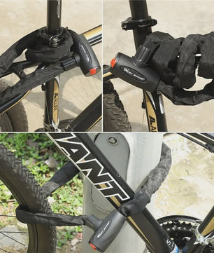 WEST BIKING Fiets Ketting Anti-diefstal Sluiting - Stevig Staal & Duurzaam