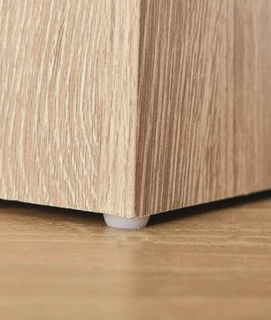 HOMCOM Boekenkast 5 Niveaus - Natuurlijk Hout Design - 63x29,2 cm