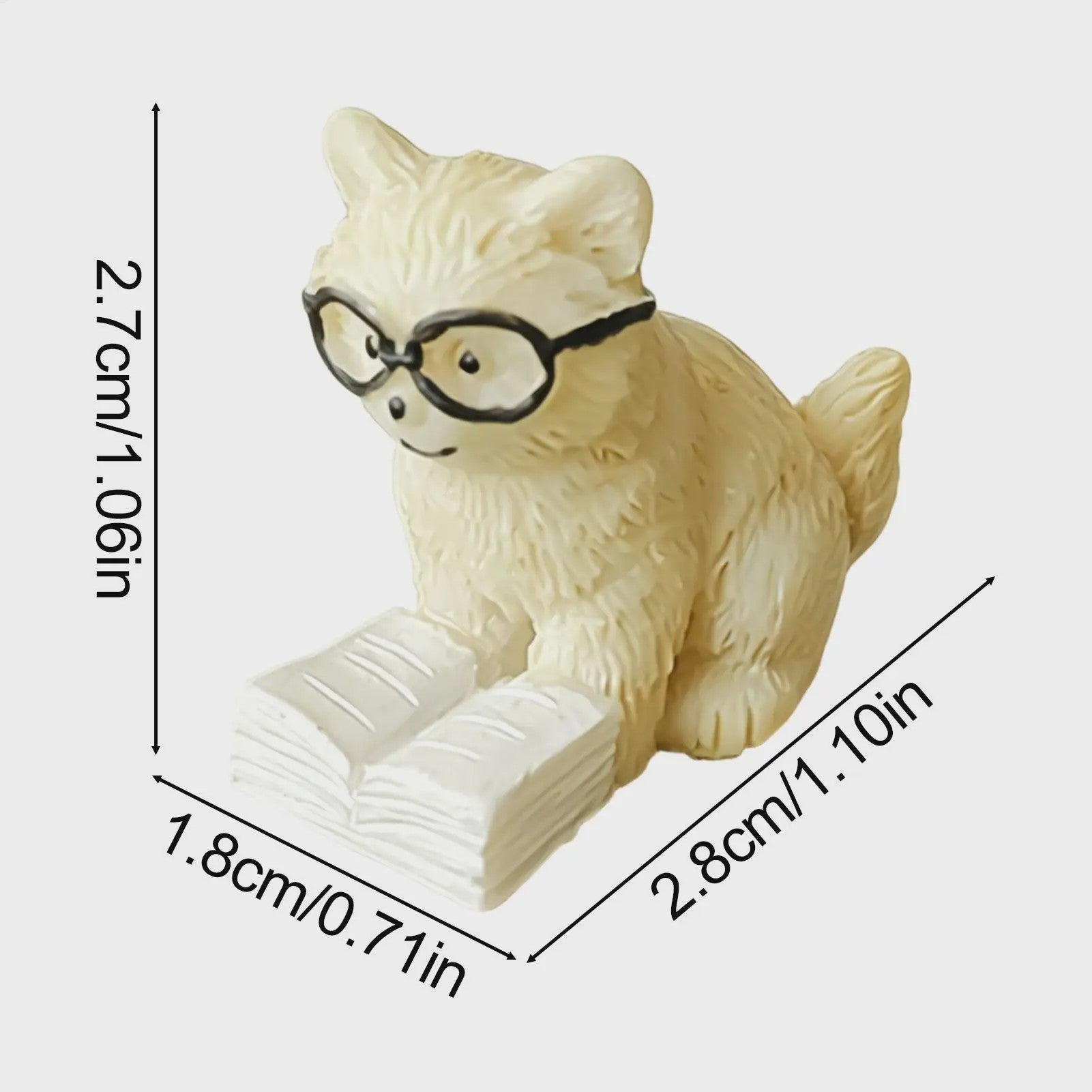 Schattige Mini Dieren Beeldjes - Waterdichte Decoratie voor Aquarium, Terrarium & Meer
