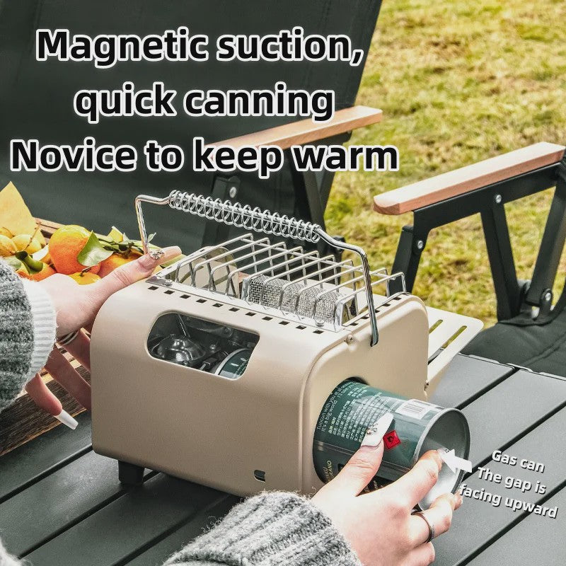 Compacte Draagbare Camping Gas Kachel & Verwarming - Multifunctioneel