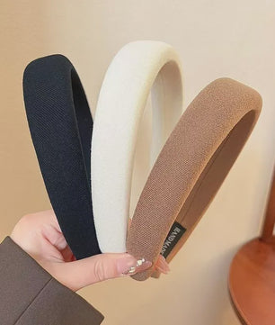 Modieuze Dames Hoofdband - Zachte Sponge Band voor Gezichtswas & Stijl