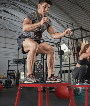 Metalen Plyo Box Springbox - Antislip Top - 12, 18, 24, 30 Inch - Home Gym Training
