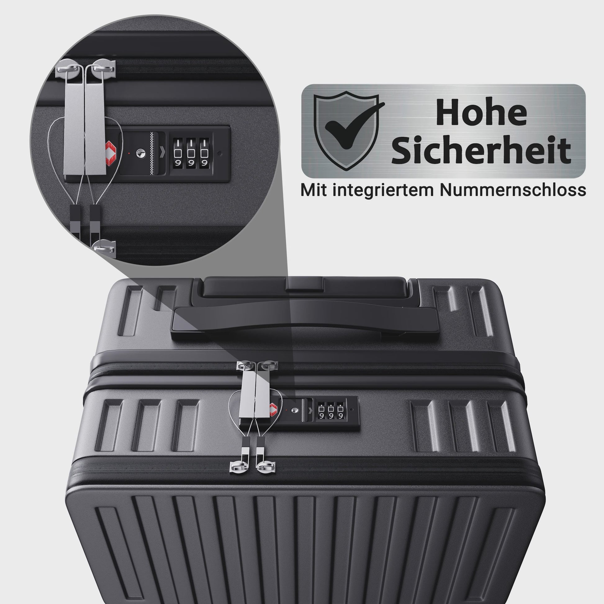 2-delige ABS Hardcase Koffer Set met TSA Slot - 20" & 24" Spinner Trolleys