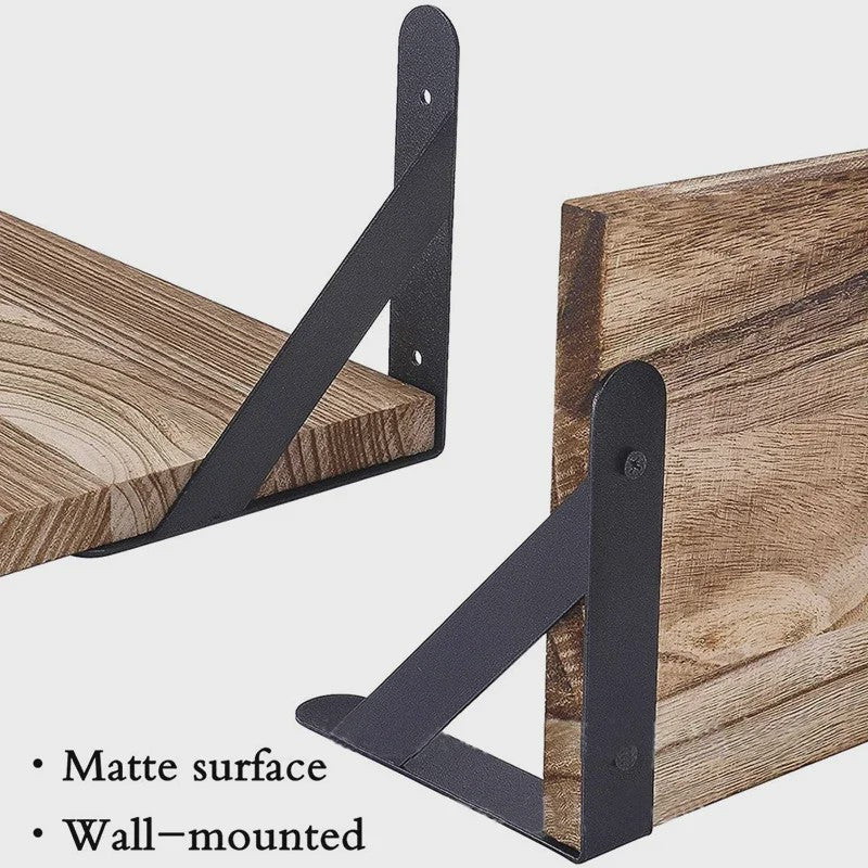 Houten Drijvende Wandplanken Set - Stijlvolle Opbergoplossingen voor Woonkamer, Keuken & Badkamer