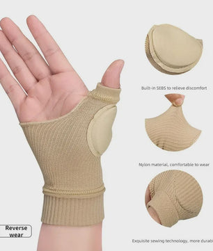 Comfortabele Vingerloze Handschoenen voor Pols- en Duimondersteuning - Ideaal voor Sport en Dagelijks Gebruik