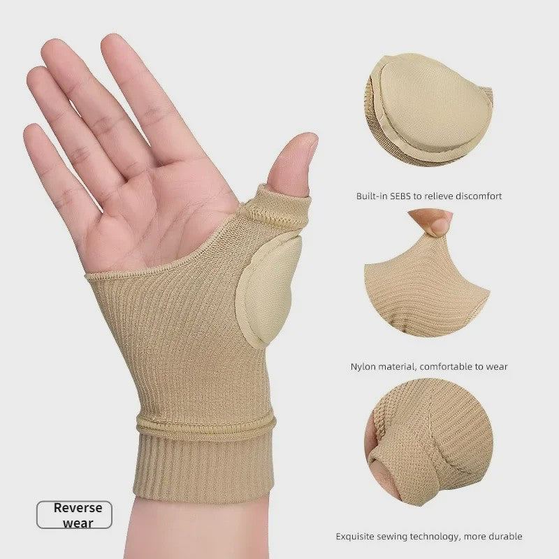 Comfortabele Vingerloze Handschoenen voor Pols- en Duimondersteuning - Ideaal voor Sport en Dagelijks Gebruik