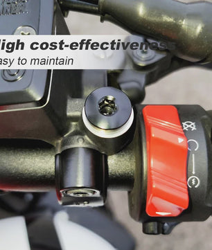 4x Universele M10x1.25 Schroefpluggen voor Spiegelgaten - Motor Accessoires