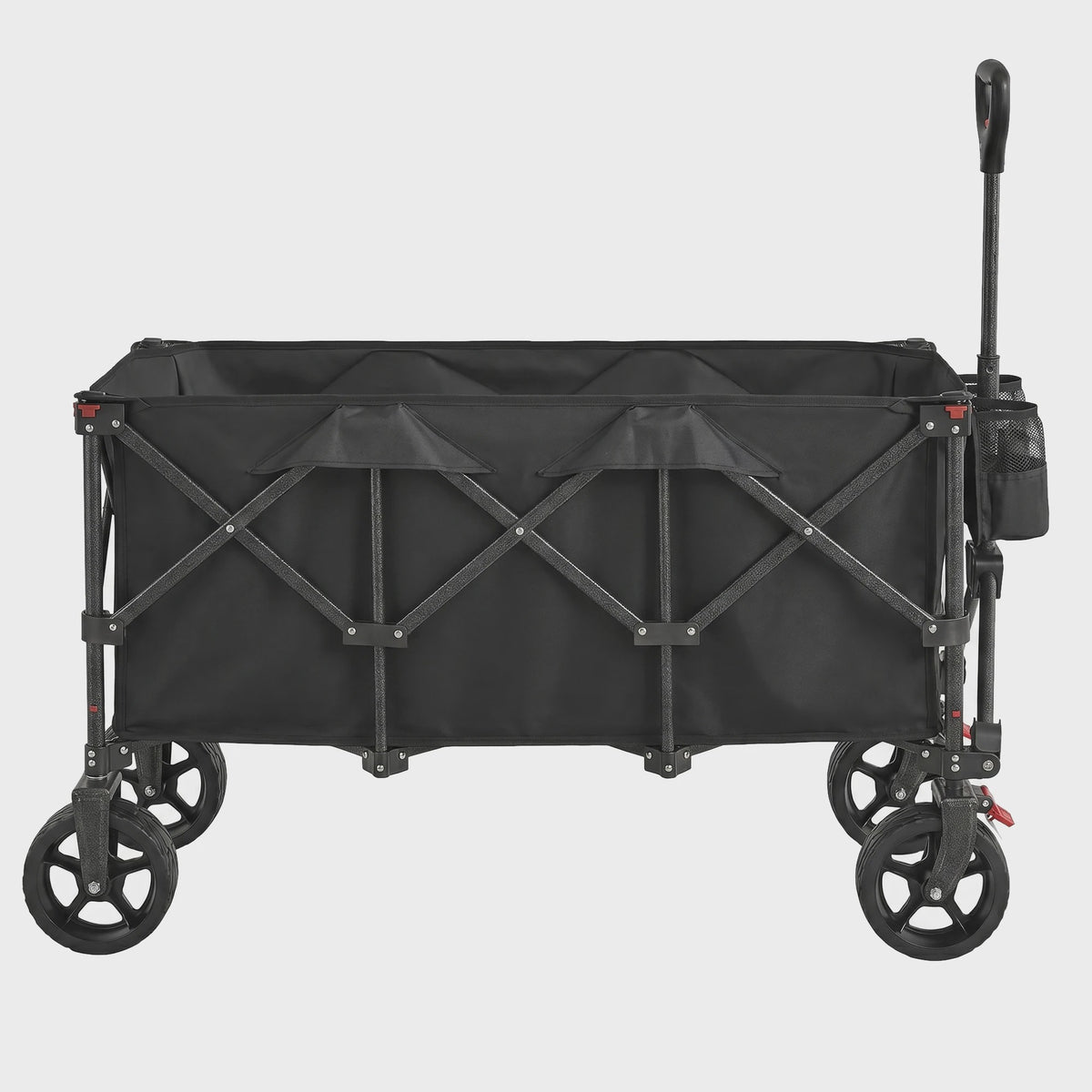 Songmics Opvouwbare Transportkar met Handvat - 200L, 150kg Draagvermogen
