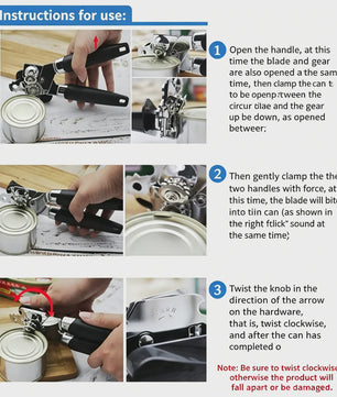 Multifunctionele RVS Blikopener & Flesopener - Keuken Gadget