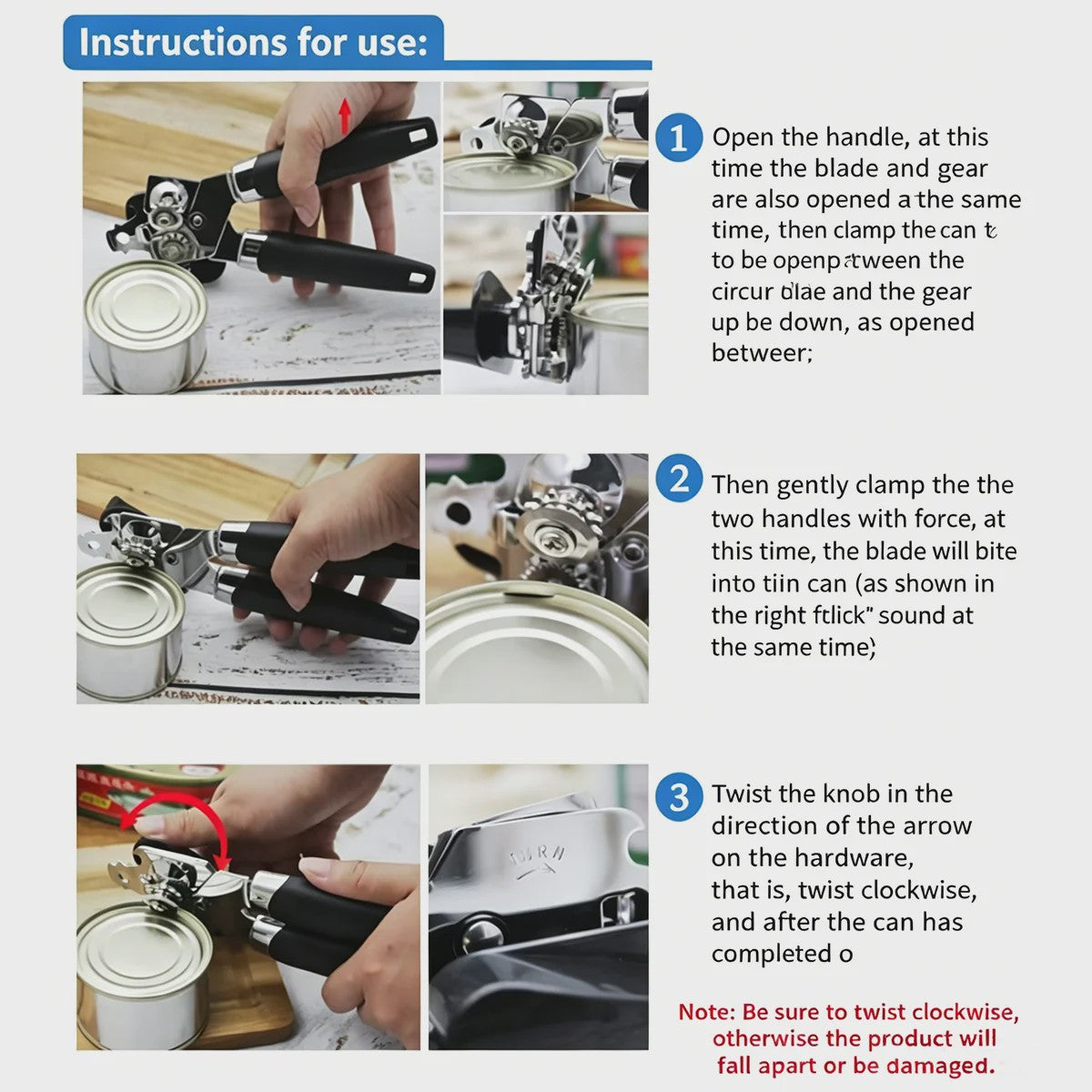 Multifunctionele RVS Blikopener & Flesopener - Keuken Gadget