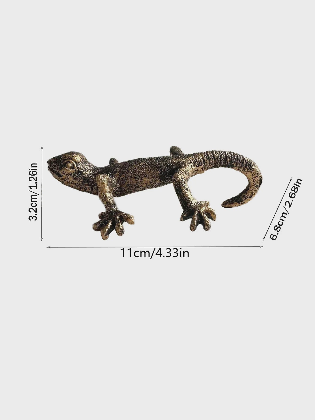 Decoratieve Hangende Gecko Figuur voor Plantenbakken - Tuin en Terras Decoratie