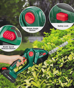 2-in-1 Snoerloze Hedgeschaar & Grasmaaier - Makita 18V Batterij Compatibel