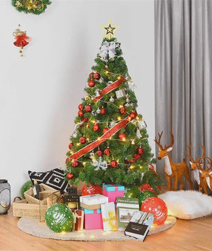 Kunstkerstboom PVC 180cm - Sfeervolle Decoratie voor Kerst en Nieuwjaar
