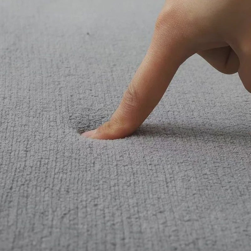 Zacht Coral Fleece Vloerkleed Grijs - Comfortabel voor Woonkamer, Slaapkamer & Kinderkamer