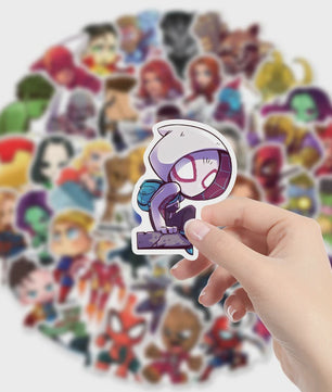 Marvel Avengers Superheld Stickers - Waterdicht & Decoratief (10-200 Stuks)