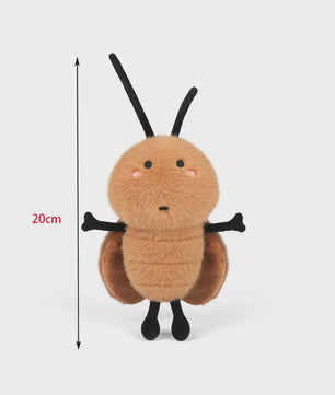 Grappige Kakkerlak Knuffel - Schattig Pluche Speelgoed Cadeau & Hanger