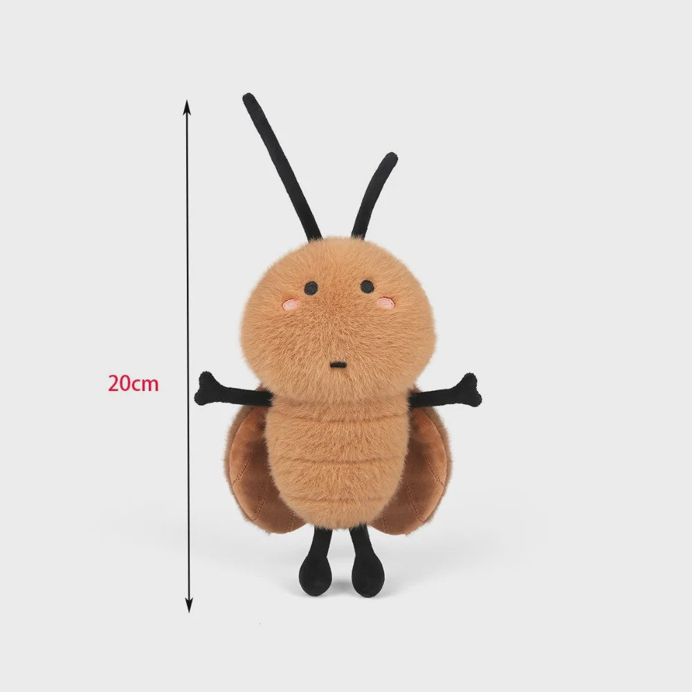 Grappige Kakkerlak Knuffel - Schattig Pluche Speelgoed Cadeau & Hanger