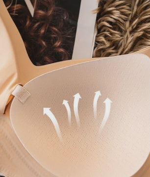 Set van 2 Naadloze Comfort BH's met V-hals en Brede Bandjes - Draadloos & Onzichtbaar