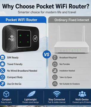 Draagbare 4G/5G Pocket WiFi Router MiFi Hotspot - 150Mbps Mobiel Internet voor Reizen & Auto