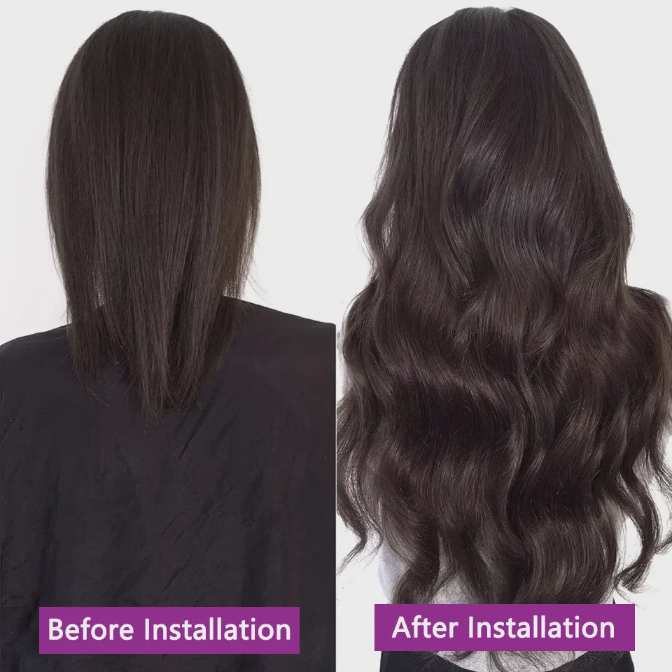 Tape-in Haarverlengingen 100% Echt Menselijk Haar - Kleur #2 - Naadloos & Zacht