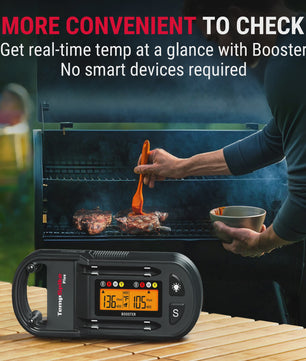 Draadloze Vleesthermometer met Bluetooth, 600ft Bereik & 2 Kleurgecodeerde Sondes