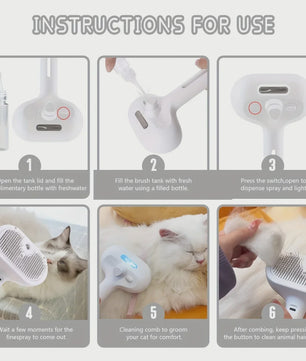 Vernevelende Honden- en Kattenborstel: Verwijdert Los Haar & Verzorgt de Vacht