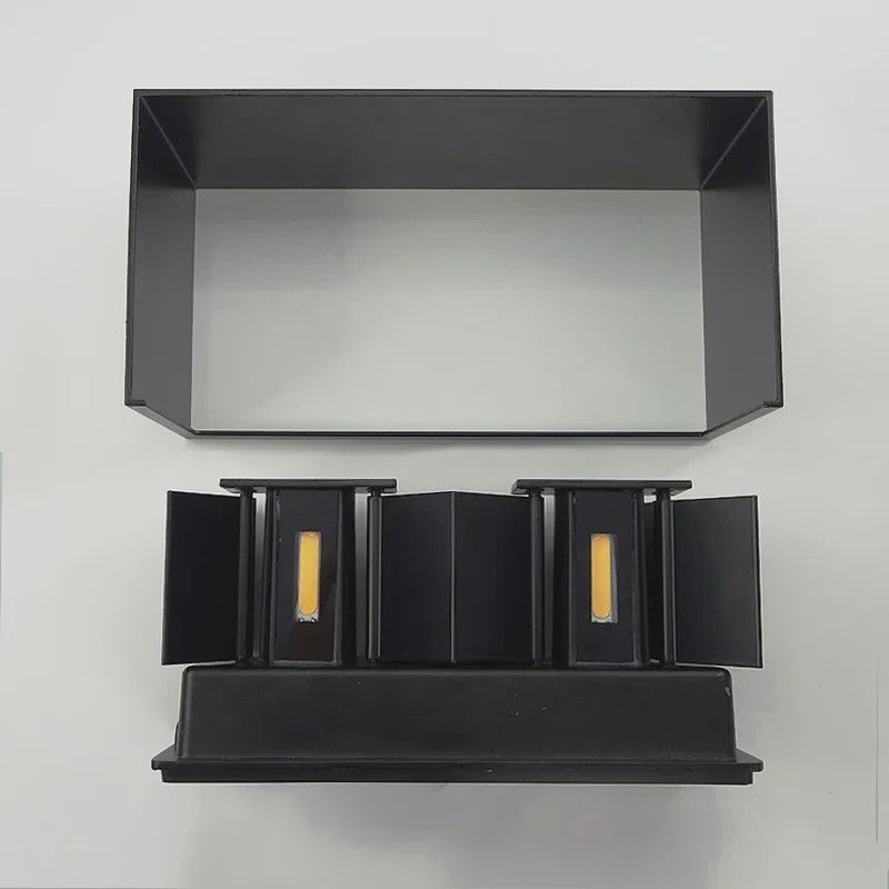 Moderne LED Wandlamp IP65 Waterdicht - Binnen & Buiten - Zwart/Wit