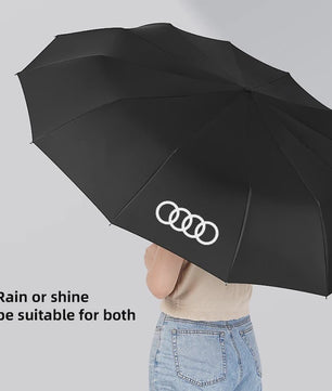 Automatische Vouwparaplu met UV-bescherming en Luxe Audi Logo