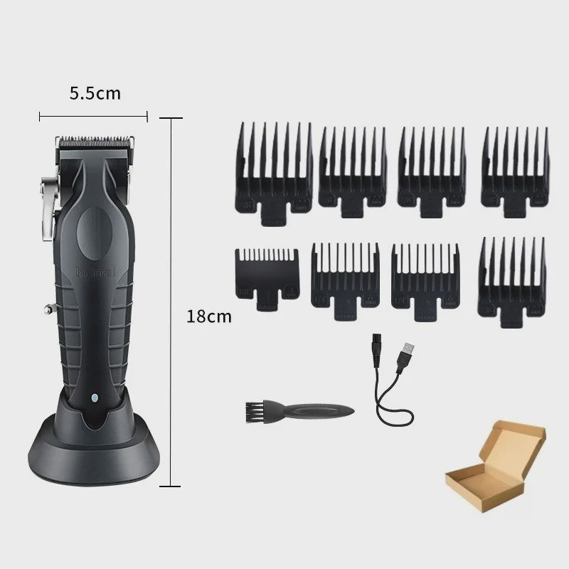 Kemei KM-2296 Oplaadbare Baardtrimmer & Lichaamstrimmer voor Mannen - Draadloos & USB