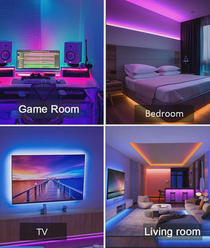 RGB LED Strip Verlichting - Flexibel, APP & Afstandsbediening - 5m t/m 30m - Sfeervolle Decoratie