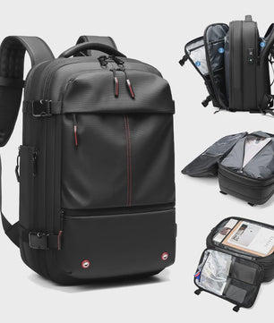 Ruime 17 Inch Laptop Backpack met Vacuümcompressie & Uitbreidbaar Ontwerp - Zaken, School & Outdoor