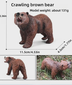 Realistische PVC Dierenfiguren Set: Wilde Dieren Collectie