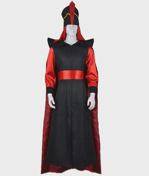 Jafar Cosplay Kostuum voor Heren en Dames - Jumpsuit, Mantel & Hoed