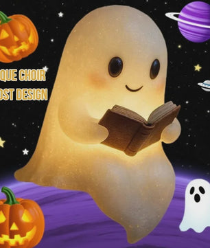 Schattige Halloween Spooklamp - Lezende Geest Decoratie - Batterijverlichting