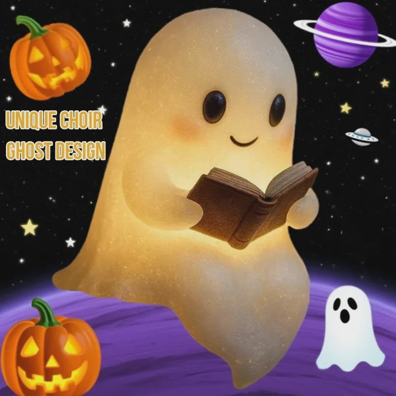 Schattige Halloween Spooklamp - Lezende Geest Decoratie - Batterijverlichting