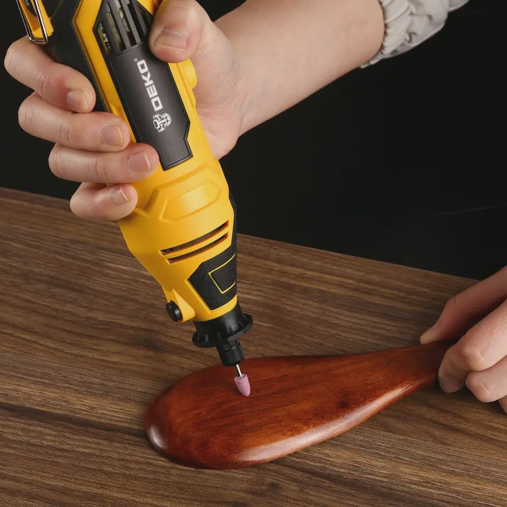 DEKO Accessoireset voor Roterende Gereedschappen: Schuren, Slijpen, Polijsten & Snijden