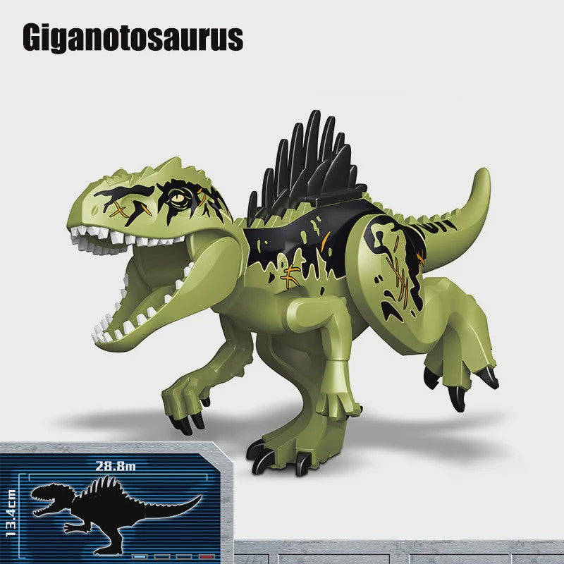 Grote Dinosaurus Bouwstenen Set - T-Rex, Velociraptor & Meer - Speelgoed voor Kinderen