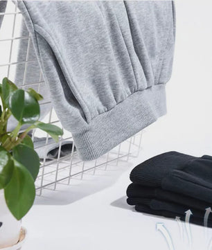 Kinder Joggingbroek met Elastische Taille en Zakken - Katoen