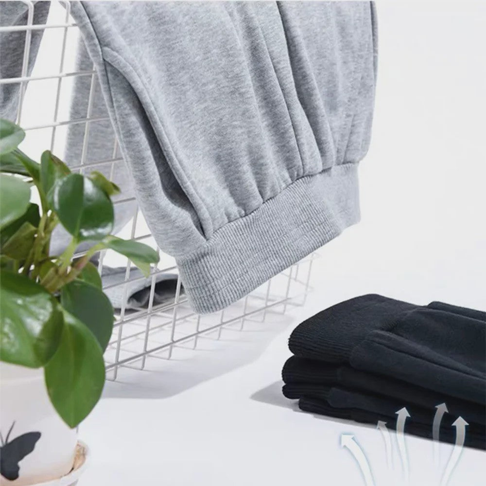 Kinder Joggingbroek met Elastische Taille en Zakken - Katoen