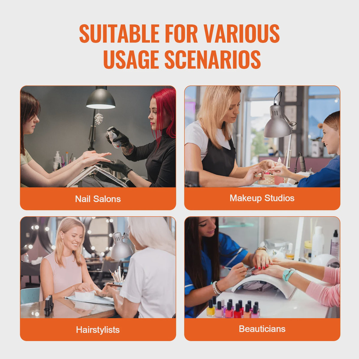 Professionele Make-up Koffer met Werkbank, Verrijdbaar en Extra Groot