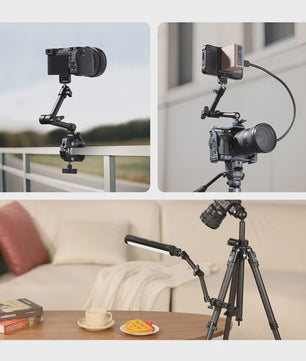 Ulanzi HD02 10-inch Magic Arm Kit met Kogelkop en Klem voor Camera, Livestreaming & Vlogs