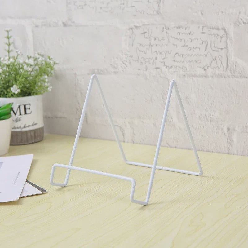 Stijlvolle IJzeren Display Standaard voor Magazines, Boeken en Decoraties