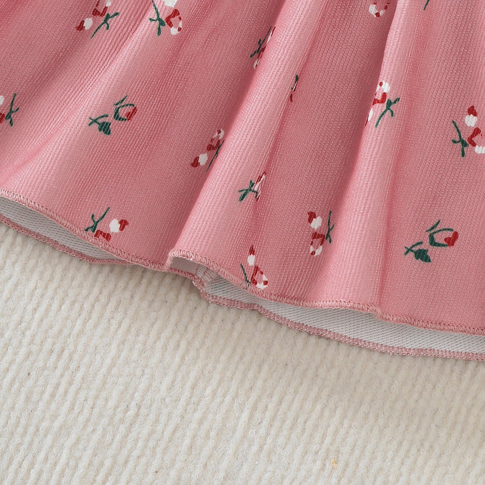 Zomerjurk met Hoofdband voor Baby Meisjes - Bloemig Design met Grote Strik